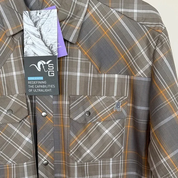 Men's Stone Glacier Breaks Snap SS - Picture 3 of 3